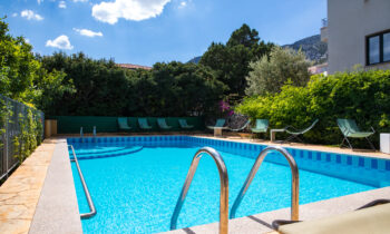 Piscina Hotel La Playa Cala Gonone con vista mare